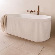 Bronte 1700mm Acrylic Oval Freestanding Bath